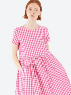 Best - Demi Dress in Azalea Check Women Dresses
