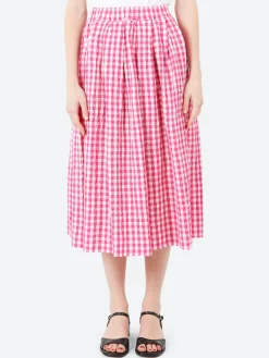 Online - Joquise Skirt in Azalea Check Women Skirts