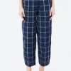 Outlet - Paris Pants in Navy Check Women Pants