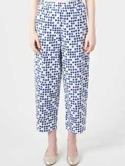 Outlet - Potamia Pants in Blue Dots Women Pants