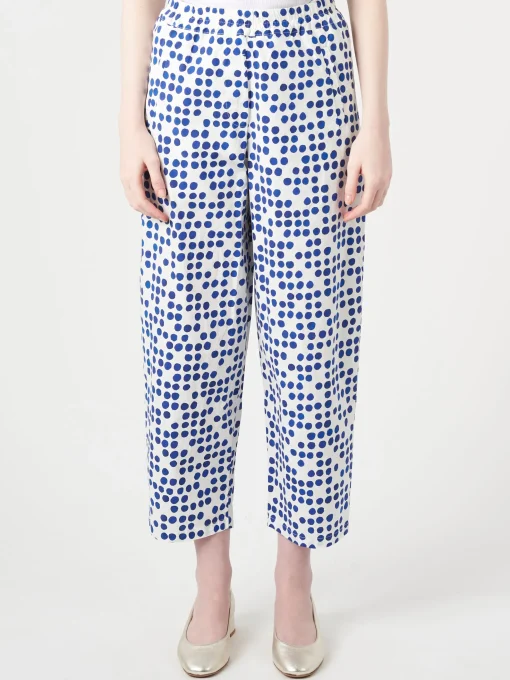 Outlet - Potamia Pants in Blue Dots Women Pants