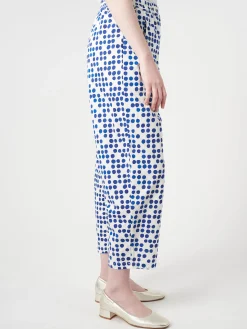 Outlet - Potamia Pants in Blue Dots Women Pants