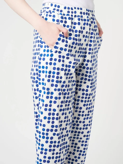 Outlet - Potamia Pants in Blue Dots Women Pants
