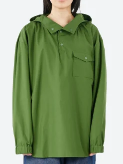 Clearance - Hoodie Shirt in Military Green Women Tops & Blouses