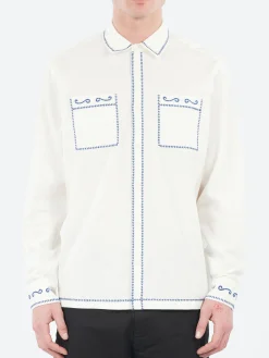 Fashion Haven Embroidered Shirt Button-Ups