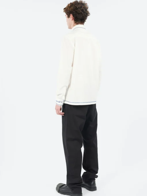 Fashion Haven Embroidered Shirt Button-Ups
