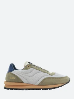 New - Tenkei in Silver Net Navy Sneakers
