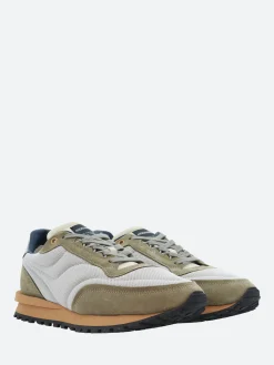 New - Tenkei in Silver Net Navy Sneakers