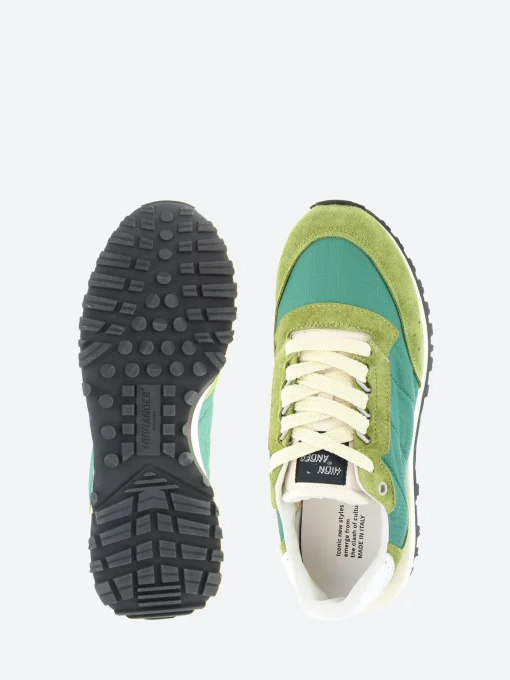 Best - Tenkei Prime in Pine Green and White Sneakers