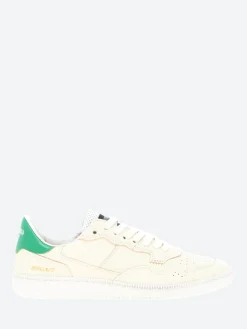 Best - Women's Mega T in White and Green Women Sneakers