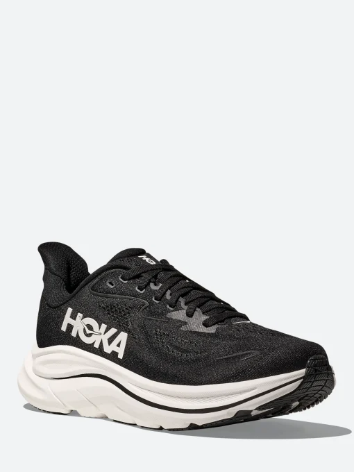 Discount One One - Women's Clifton 10 in Black and White Women Sneakers