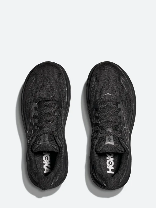 Online One One - Women's Clifton 10 in Black and Black Women Sneakers