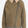 Hot - Adagio Shearling Jacket in Khaki Women Outerwear