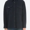 Discount - Faxon Shirt Jacket in Midnight Women Outerwear
