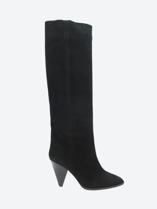 Fashion - Ririo Knee-High Boots in Black Women Heels | Boots