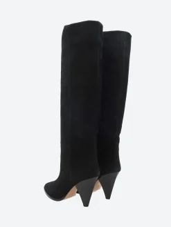Fashion - Ririo Knee-High Boots in Black Women Heels | Boots