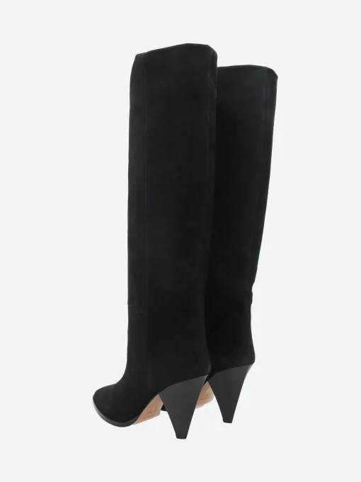 Fashion - Ririo Knee-High Boots in Black Women Heels | Boots