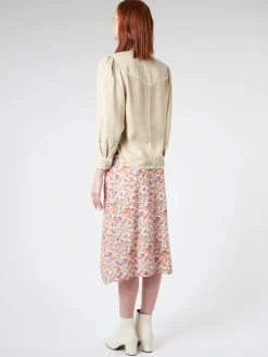 Clearance - Tahisse in Ecru Women Tops & Blouses | Button-Ups