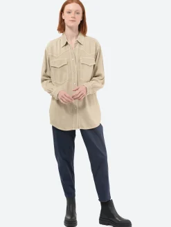 Fashion - Taniami in Beige Women Tops & Blouses | Button-Ups