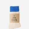 Outlet - The Meyer in White and Blue Women Socks & Hosiery | Belts