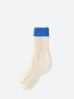 Outlet - The Meyer in White and Blue Women Socks & Hosiery | Belts