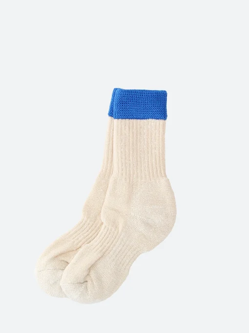 Outlet - The Meyer in White and Blue Women Socks & Hosiery | Belts