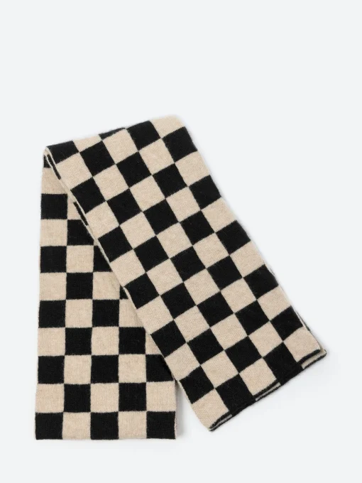 Outlet - Small Checkered Scarf in Women Scarves | Scarves