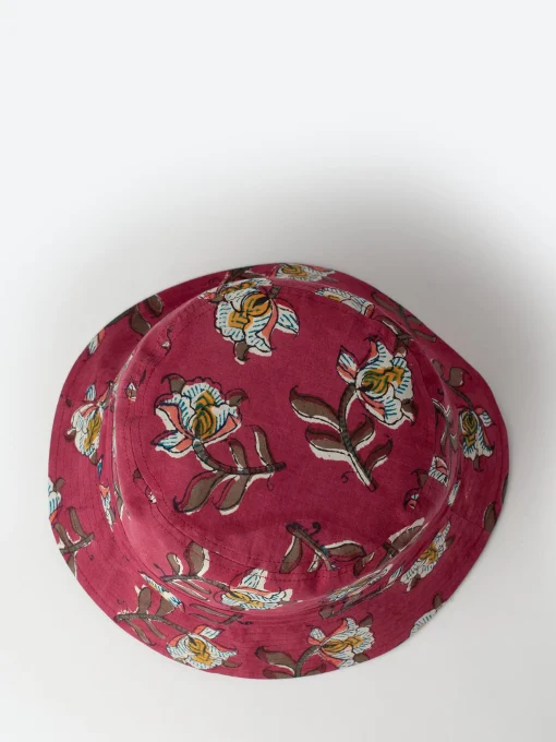 Fashion - Bucket Hat in Red Multi Women Hats | Hats