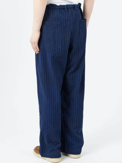 Sale - Yuki Trousers in Blue Black Pants
