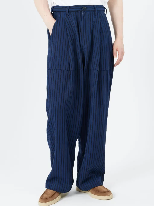 Sale - Yuki Trousers in Blue Black Pants