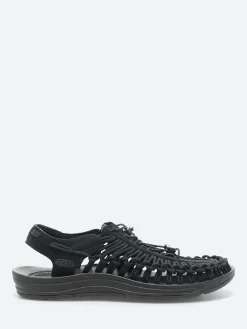 Sale - M Uneek Canvas in Black and Black Sandals