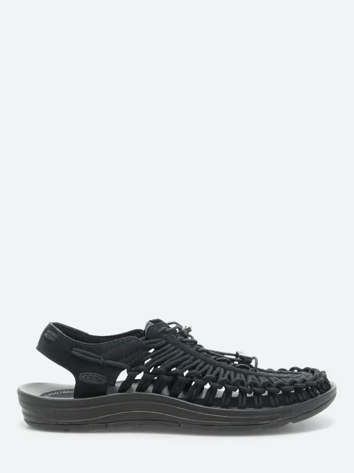 Sale - M Uneek Canvas in Black and Black Sandals