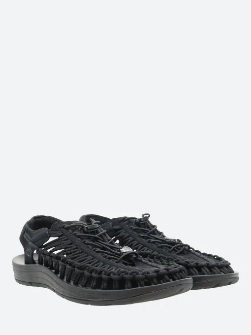 Sale - M Uneek Canvas in Black and Black Sandals
