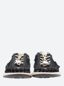 Fashion - M Uneek Canvas in Black and Birch Sandals