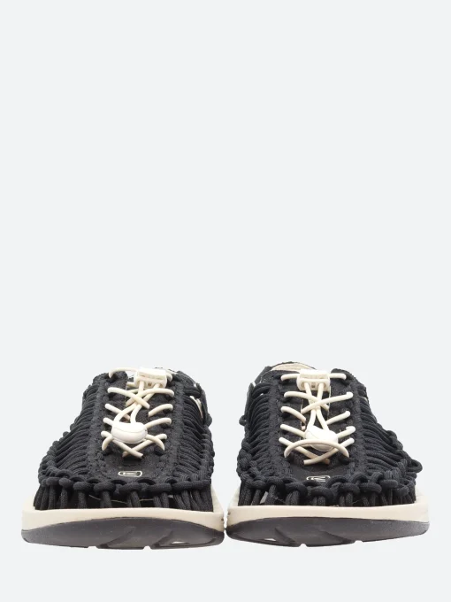 Fashion - M Uneek Canvas in Black and Birch Sandals