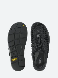 Sale - M Uneek Canvas in Black and Black Sandals