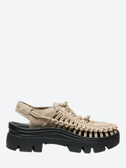 Outlet - UNEEK PLT in Safari and Black Women Sandals | Overalls & Jumpsuits