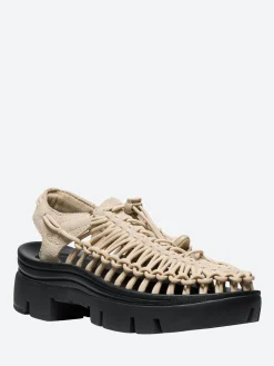 Outlet - UNEEK PLT in Safari and Black Women Sandals | Overalls & Jumpsuits