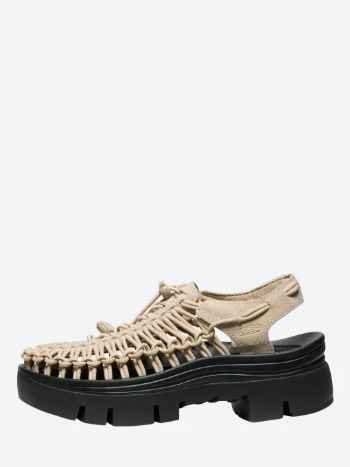 Outlet - UNEEK PLT in Safari and Black Women Sandals | Overalls & Jumpsuits