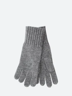 Outlet - Cashmere Gloves in Grey Mix Women Gloves | Gloves