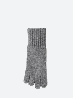 Outlet - Cashmere Gloves in Grey Mix Women Gloves | Gloves