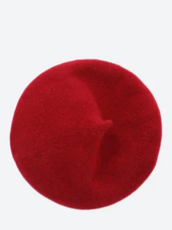 Online - Wool Conical Beret in Titian Red Women Hats | Hats