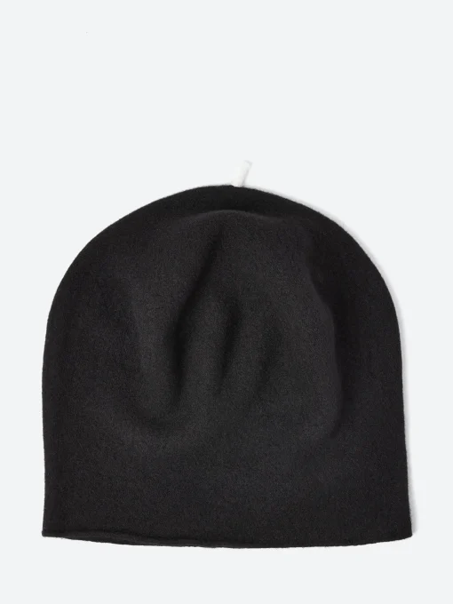 Discount - Wool Roll Up Beret in Black and White Women Hats | Hats
