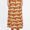 Discount - A-Long Skirt in Prometheus Pale Pink Women Skirts
