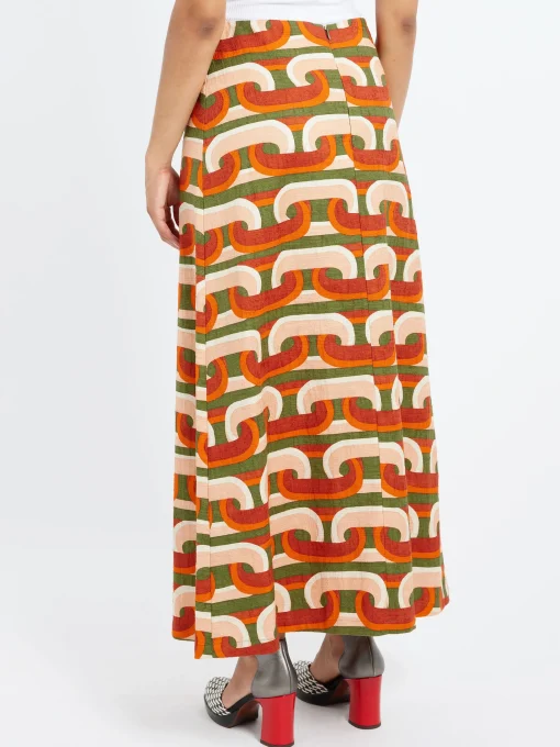 Discount - A-Long Skirt in Prometheus Pale Pink Women Skirts