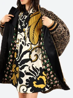 Discount - Brooklyn Coat in Cheetah Coating Light Beige Women Outerwear