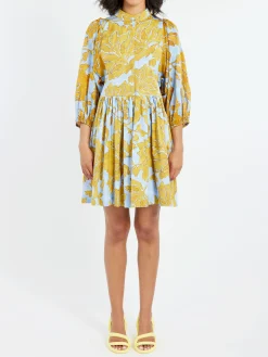 Sale - Mini Portofino Dress in Tangle Light Blue Women Dresses
