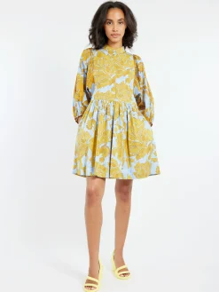 Sale - Mini Portofino Dress in Tangle Light Blue Women Dresses