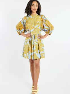 Sale - Mini Portofino Dress in Tangle Light Blue Women Dresses