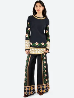 Best - Palazzo Pants in Dazed Placée Women Pants